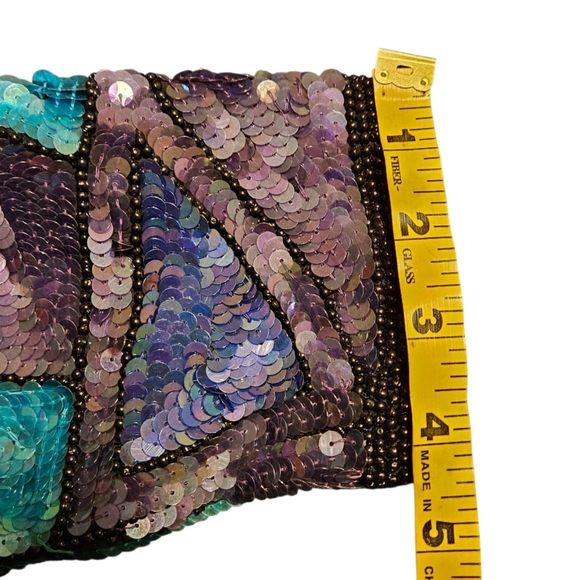 Gorgeous Sequins Joan Leslie Evenings Blouse-Size Medium - Picture 12 of 16